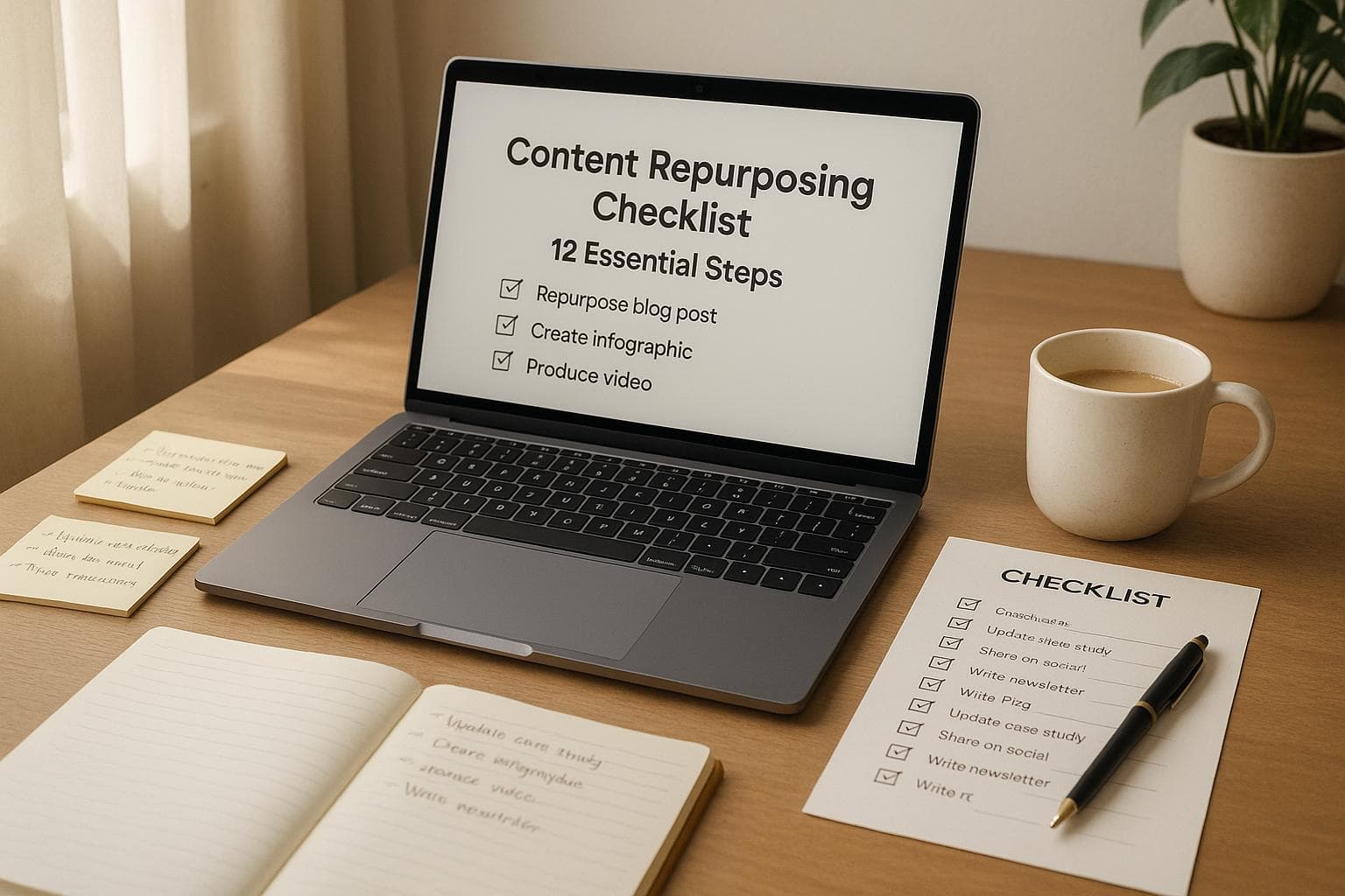 Content Repurposing Checklist: 12 Essential Steps