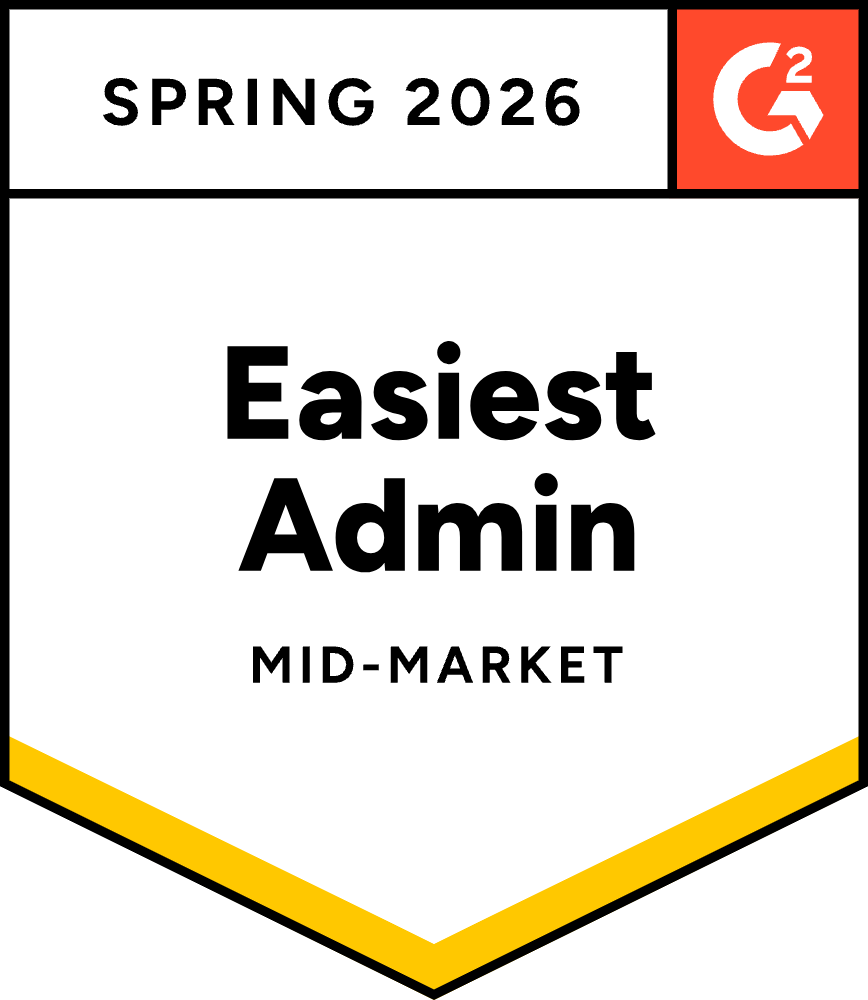 G2 Mid-Market Easiest Admin