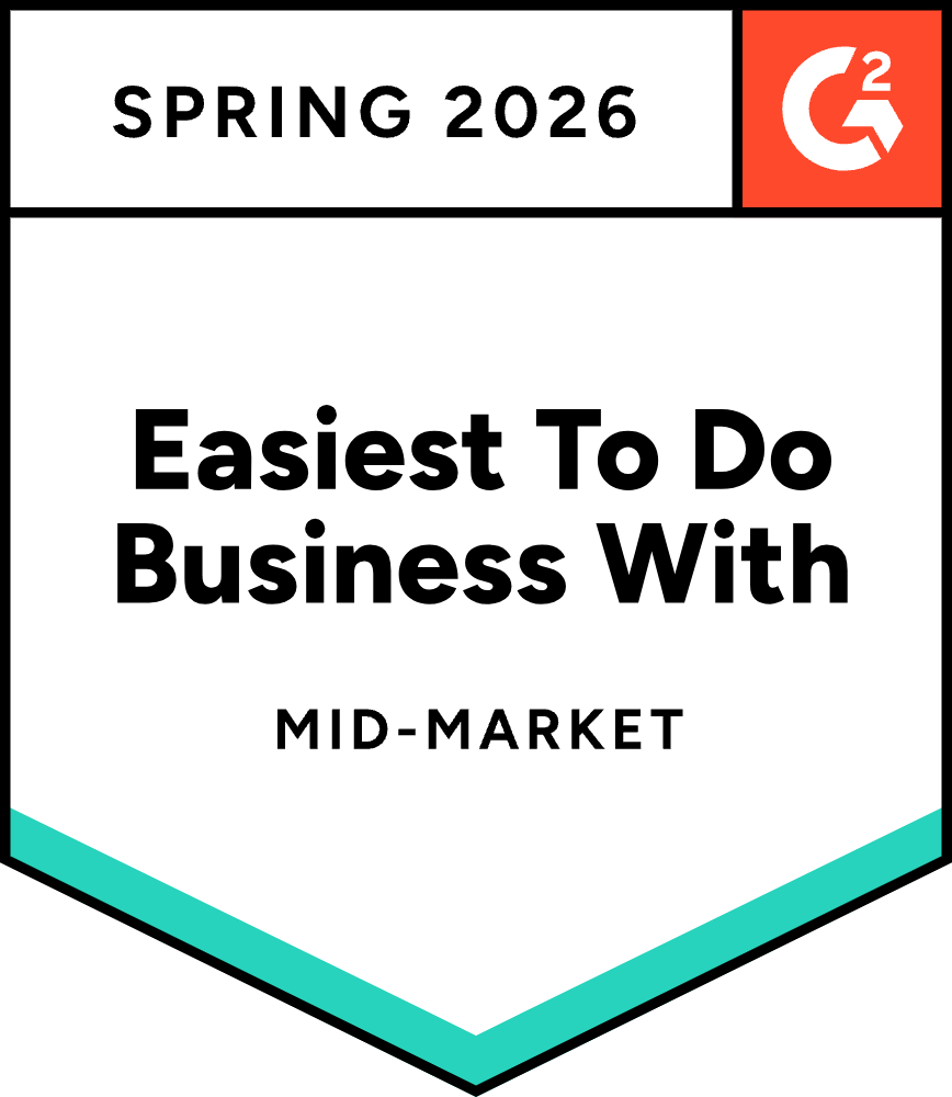 G2 Mid-Market Easiest to Do Business With